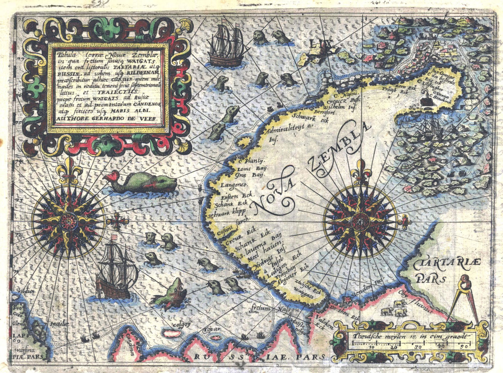 1601, Tabula Terrae Novae Zemblae